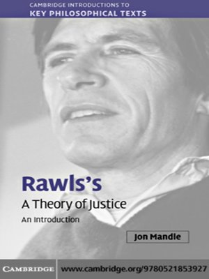 cover image of Rawls's 'A Theory of Justice'